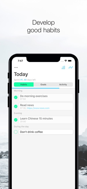 Agilee: habits and goals(圖1)-速報App