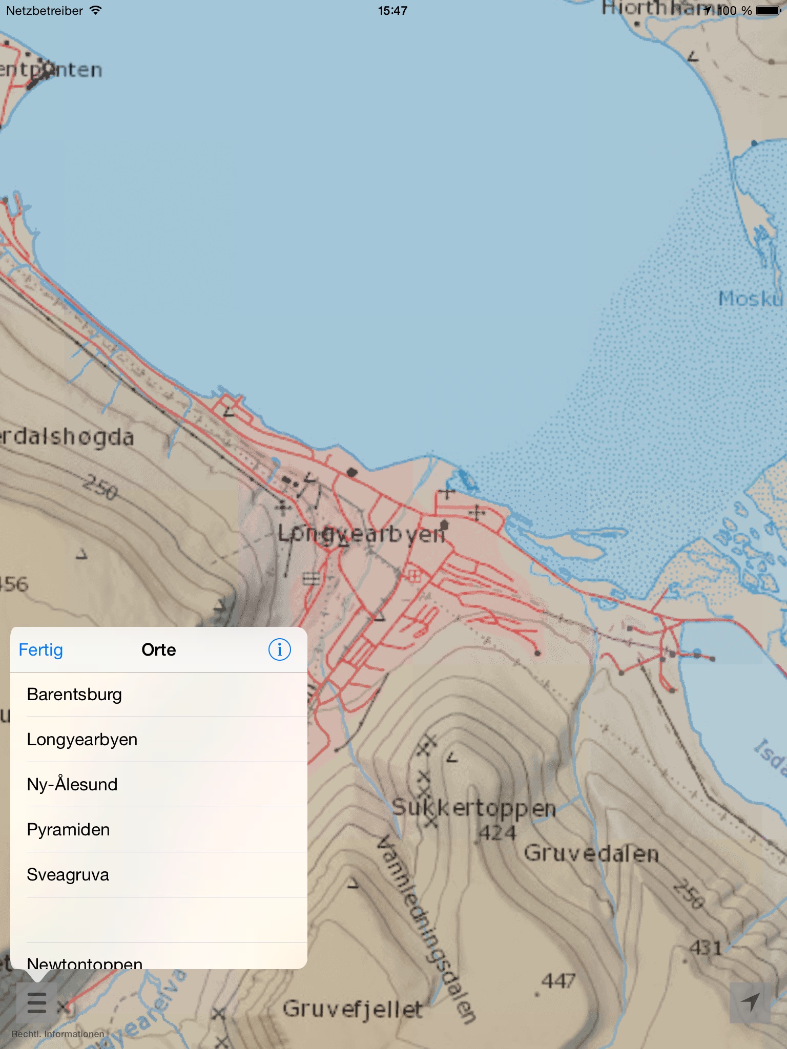 Here & there Svalbard 1:70000 screenshot 3