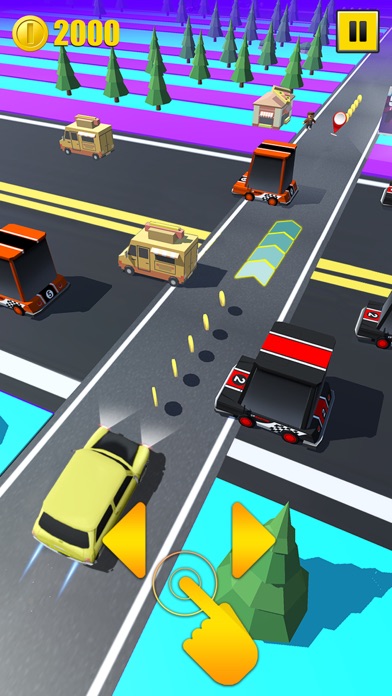 Traffic Taxi Run Game 2019 screenshot 2