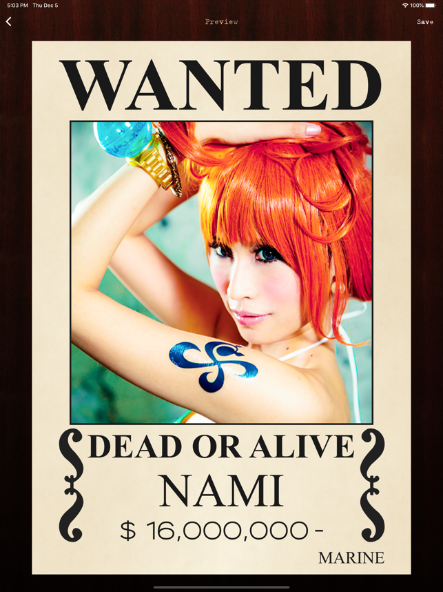 ‎Wanted Poster Pro Capture d'écran