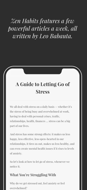 Zen Habits by Leo Babauta(圖3)-速報App