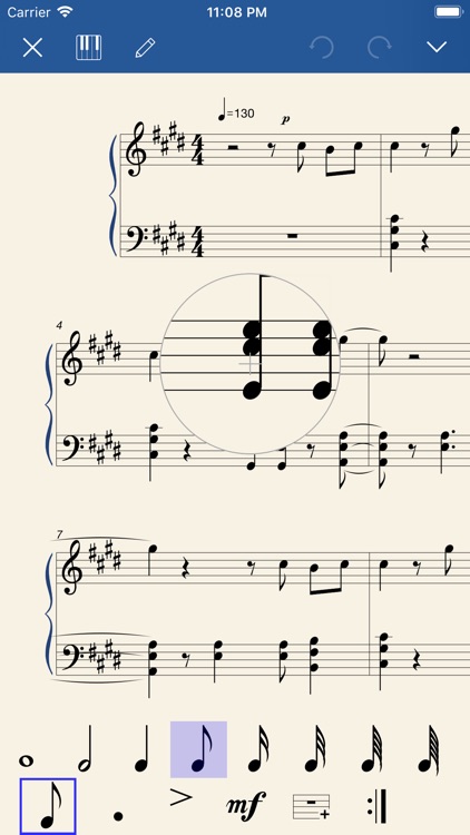 Notation Pad-Sheet Music Score