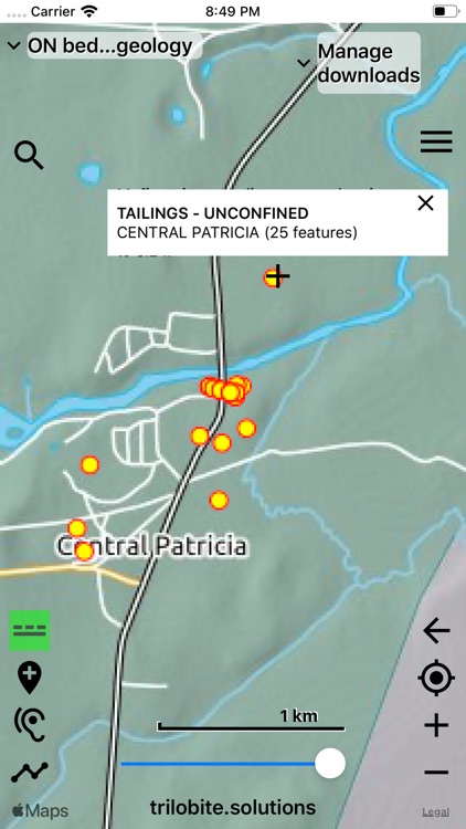 Ontario field geology maps