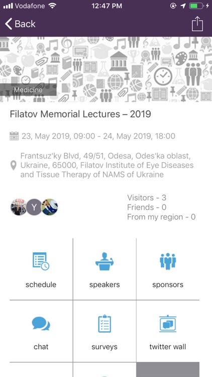 Filatov memorial lectures