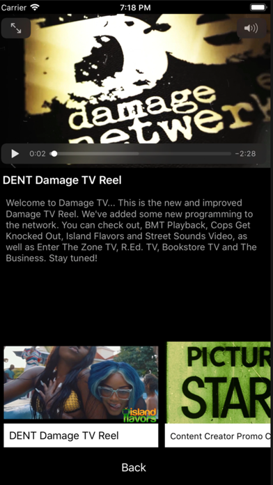 Damage TV screenshot 2