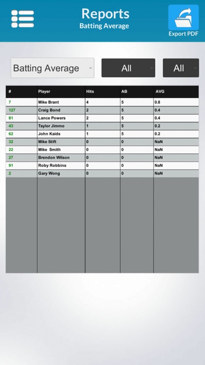 Fieldtrack Baseball Stats screenshot-3