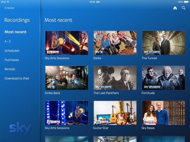 SCARICARE SPOTIFY SKY Q