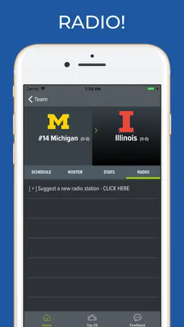 Game screenshot Illinois Football Schedules apk