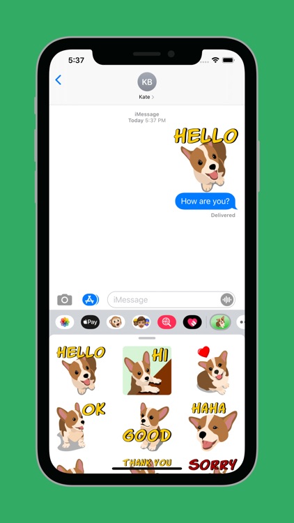 Cute Corgi Puppy Stickers