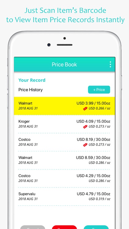 Price Book-Track Grocery Price