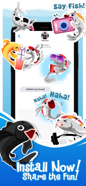 Koi Fish Emojis – Carp Sticker(圖5)-速報App