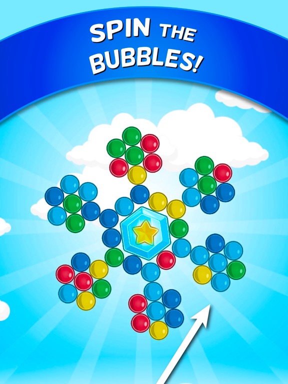 Spinning Bubble Cloud на iPad
