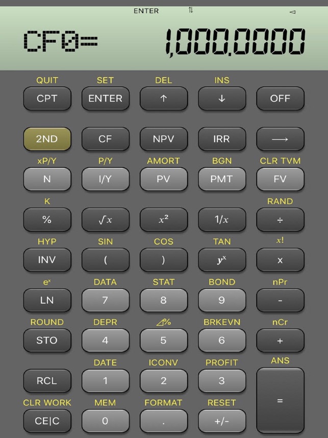 Ba Financial Calculator On The App Store