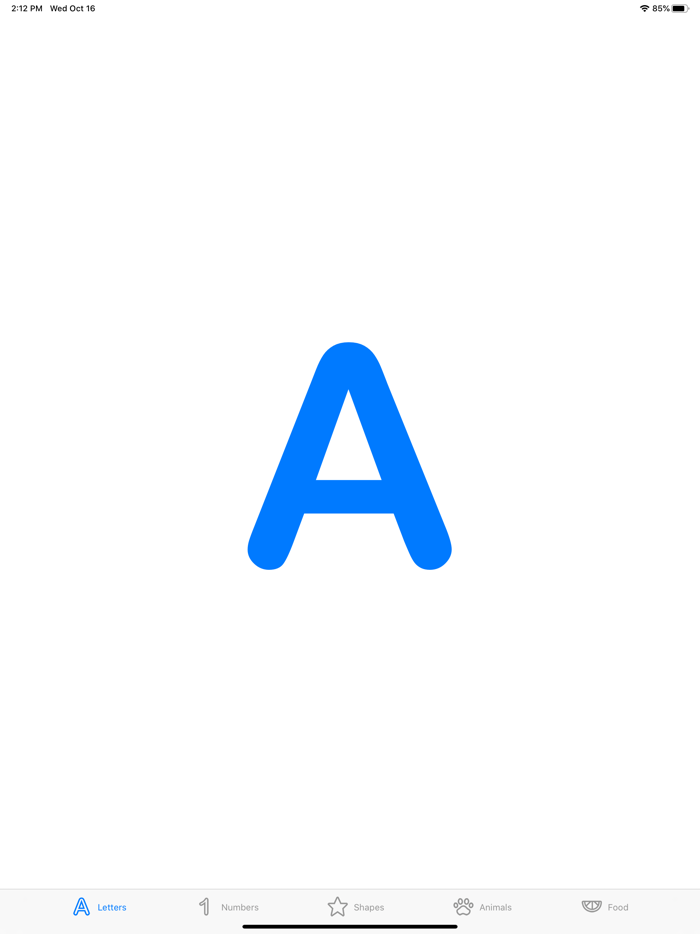 First Words Flashcards App