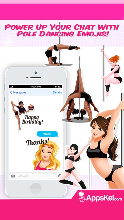 Pole Dancing Stickers Emoji