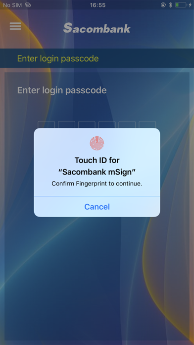 How to cancel & delete Sacombank mSign from iphone & ipad 1