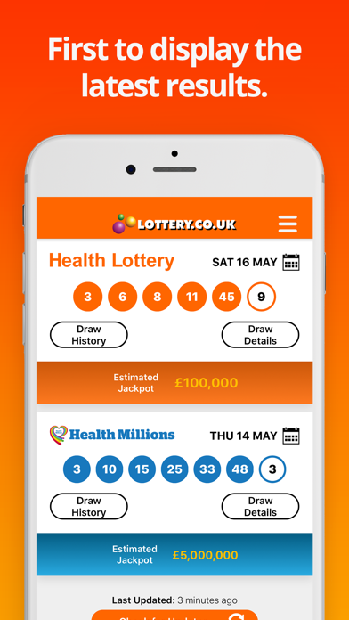 health lotto results checker