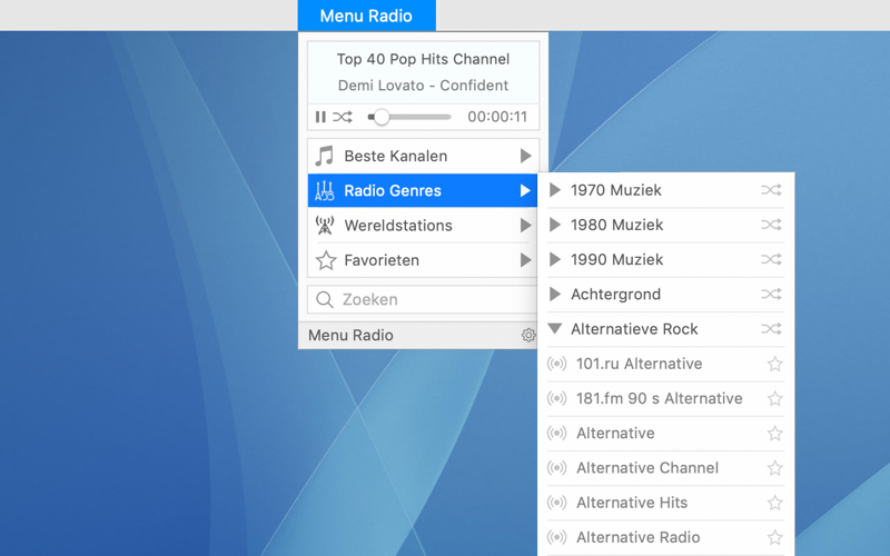 Menu Radio screenshot 3