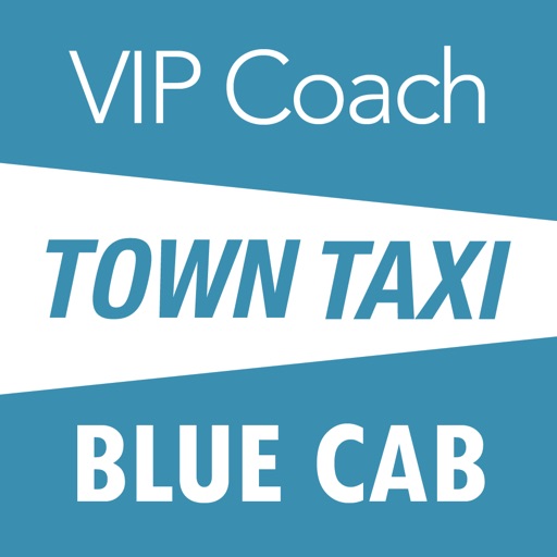 VIP Coach Town Taxi Blue Cab