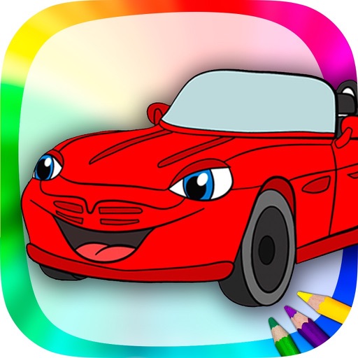Cars Coloring Pages Games iOS App