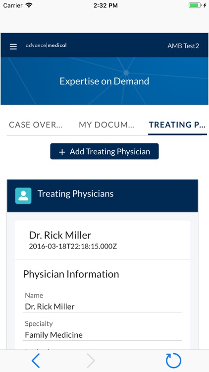 Advance Medical Member Portal