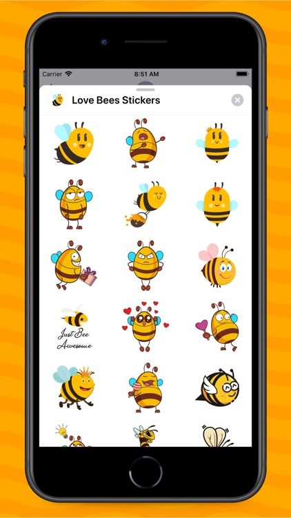 Love Bees Stickers