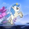 in a journey of running with little horse run and jump and avoid obstacles and enemies and get gems and chest