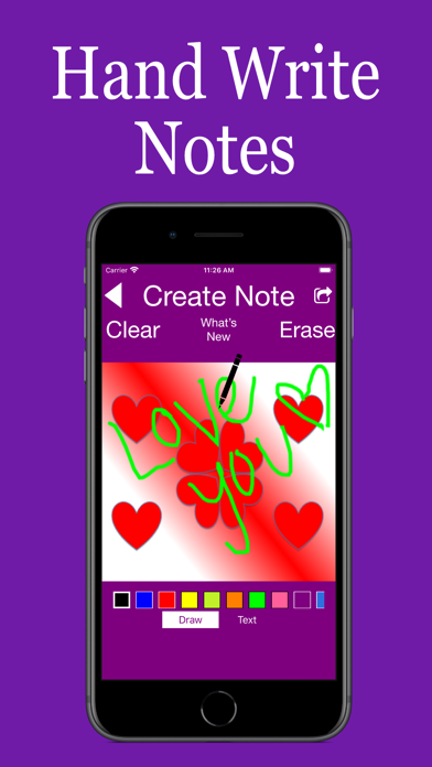 Screenshot #2 pour Hand Written Love Notes Pro