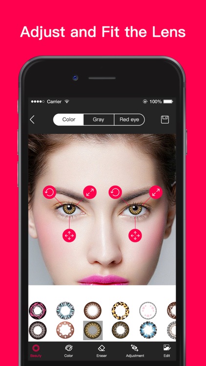 Magic Eye Color-Face Makeup screenshot-5