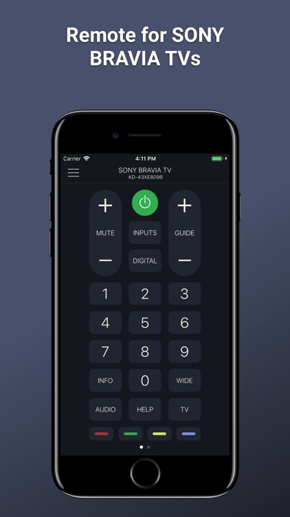 Smart TV Remote for Sony TV