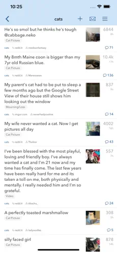 Screenshot 2 narwhal for reddit iphone