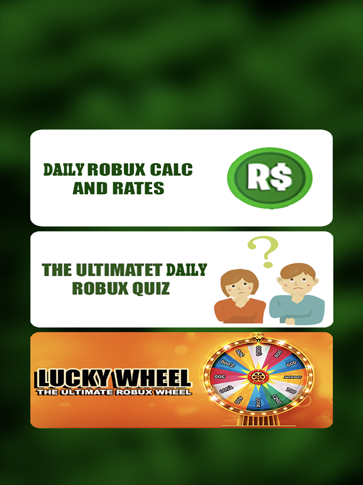 1 Daily Robux For Roblox Quiz App For Iphone Free Download 1 Daily Robux For Roblox Quiz For Ipad Iphone At Apppure - robux 0001