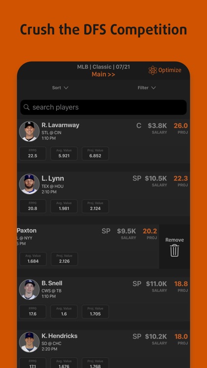 Draftwise - DFS Optimizer