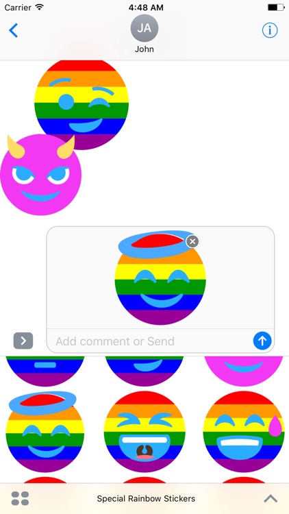 Special Rainbow Stickers