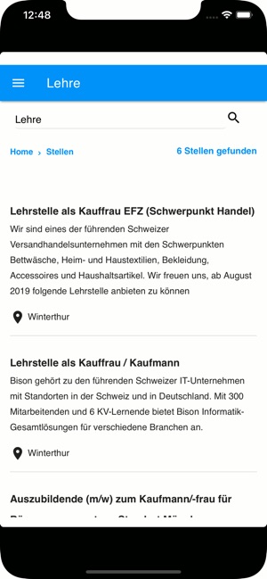 Lehrstellen Schweiz(圖2)-速報App