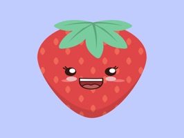 We would like to introduce Strawberry stickers app for iMessage, It is amazing collection stickers in iPhone and iPad to Chat funny with friends