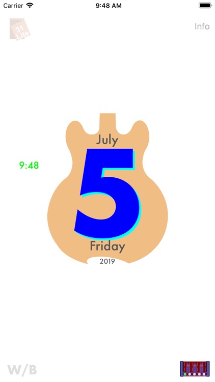 GuitarSilhouetteCalendarLite screenshot-8