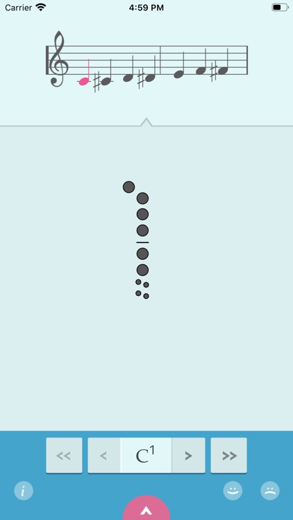 Recorder fingering chart