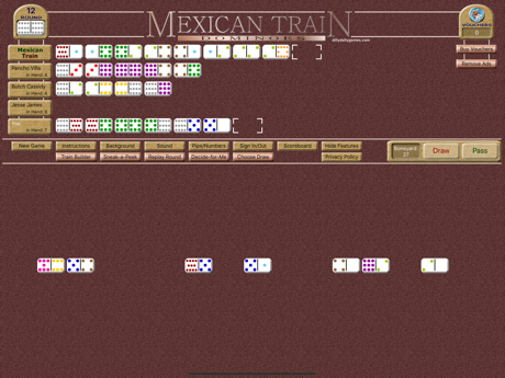 Hacks for Mexican Train Dominoes