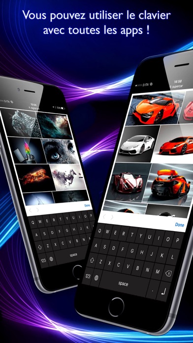 Screenshot #2 pour Dark Keyboard Pro
