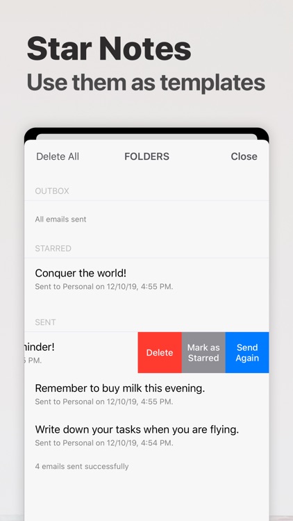 Email Me - Notes in your inbox screenshot-5
