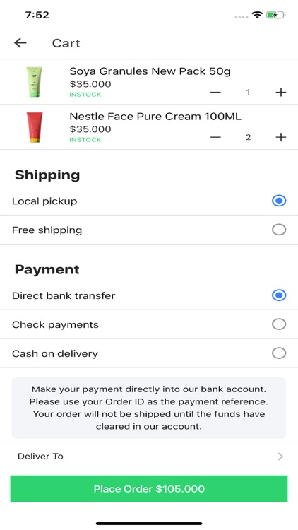 Order Now app for WooCommerce