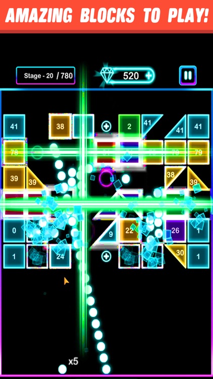 Balls and Block-Bricks Breaker screenshot-5