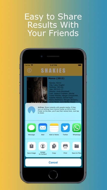 Shakies: Shake for Movies screenshot-3