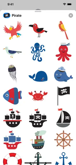 Game screenshot Pirate Stickers - Yar! apk