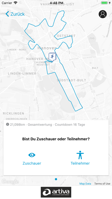 Hannover Marathon Tracking screenshot 2