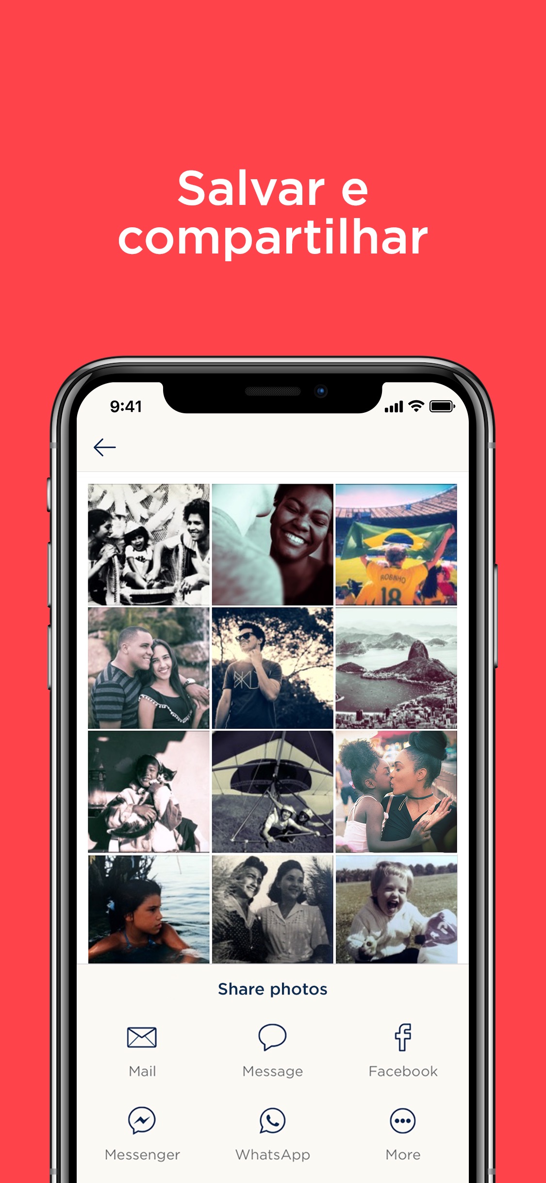 Screenshot do app Digitalizador de Fotos Plus