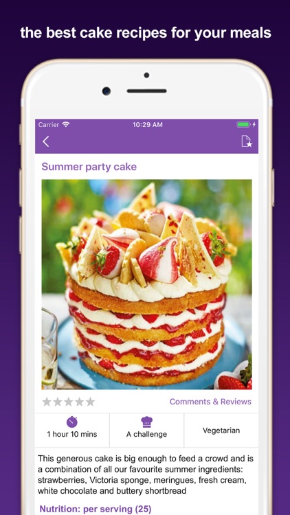 Cakes & baking recipes screenshot-5