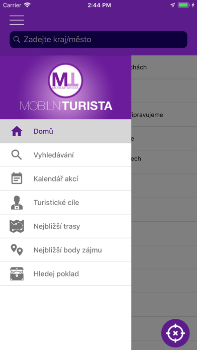 Mobilní Turista TvM screenshot 2