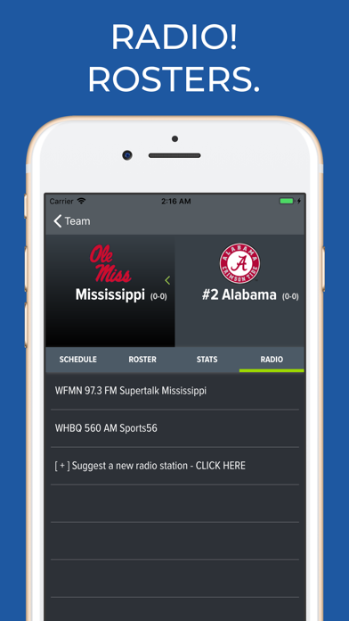 Mississippi Football Schedules screenshot 2
